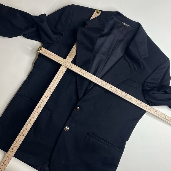 Vintage I Magnin Blazer 100% Pure Cashmere Men 42R Old Money Preppy Jacket USA - Picture 4 of 7